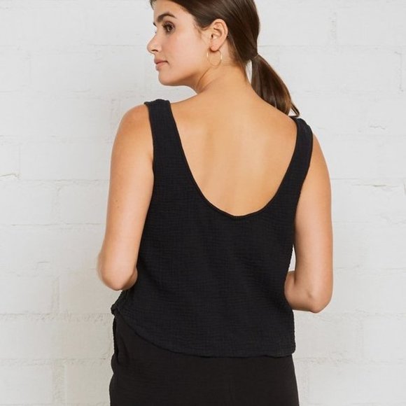 Low back Rachel Pally Blaire blank cotton tank - Picture 2 of 3